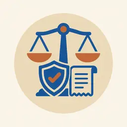 Balance, bouclier et reçu : le thème droits et garanties.